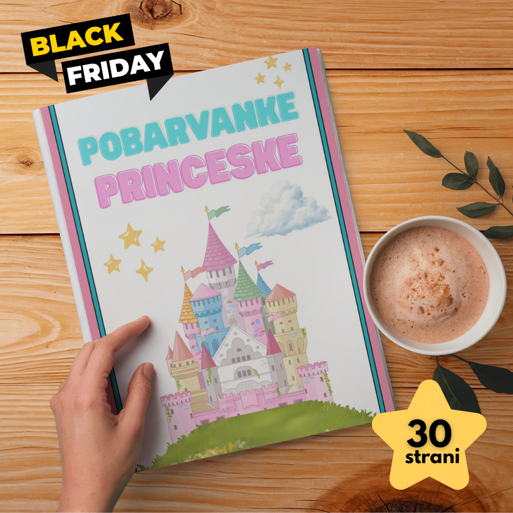 MEGA PAKET: Vse otroške pobarvanke v trgovini (260 strani + 10 strani aktivnosti + presenečenje za mamico) - POBARVANKE