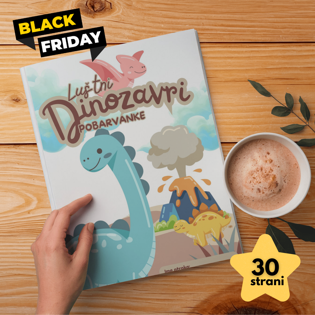 Pobarvanke Dinozavri - POBARVANKE