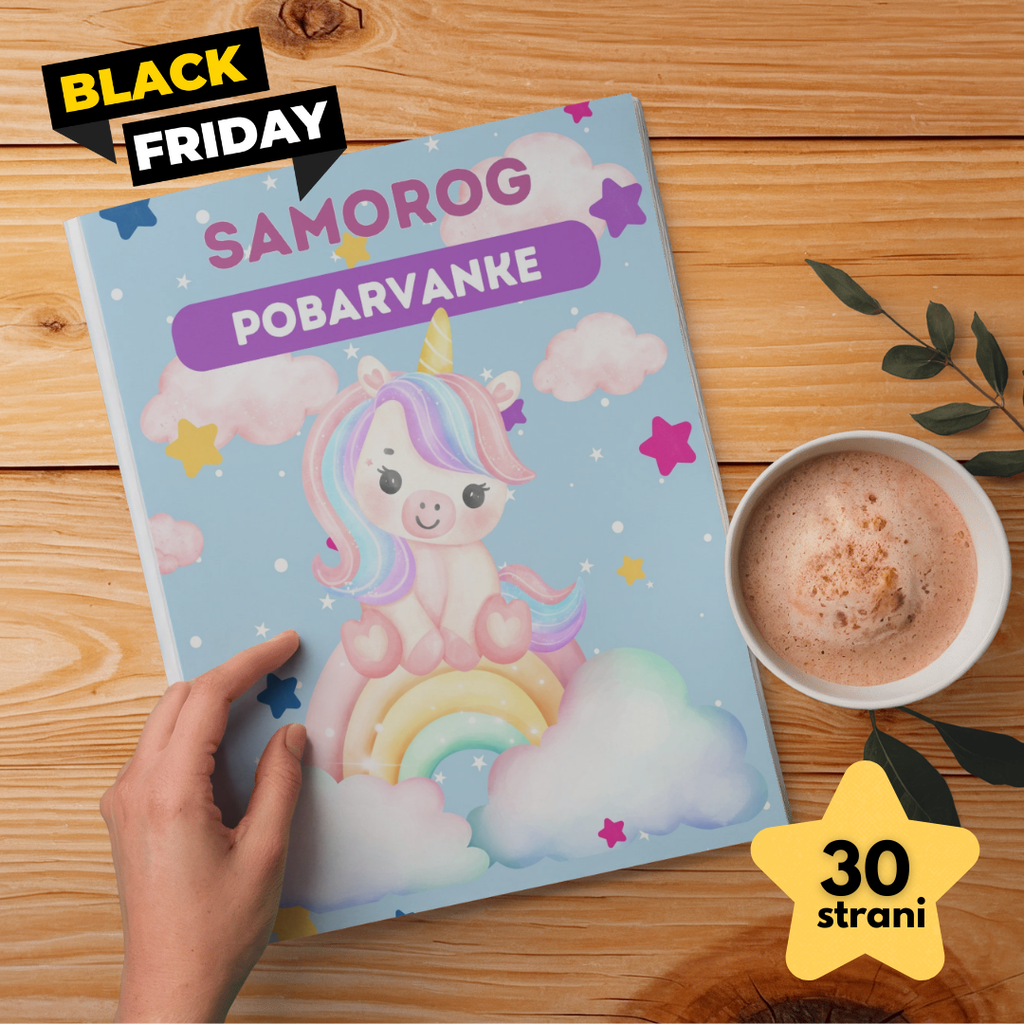 MEGA PAKET: Vse otroške pobarvanke v trgovini (260 strani + 10 strani aktivnosti + presenečenje za mamico) - POBARVANKE