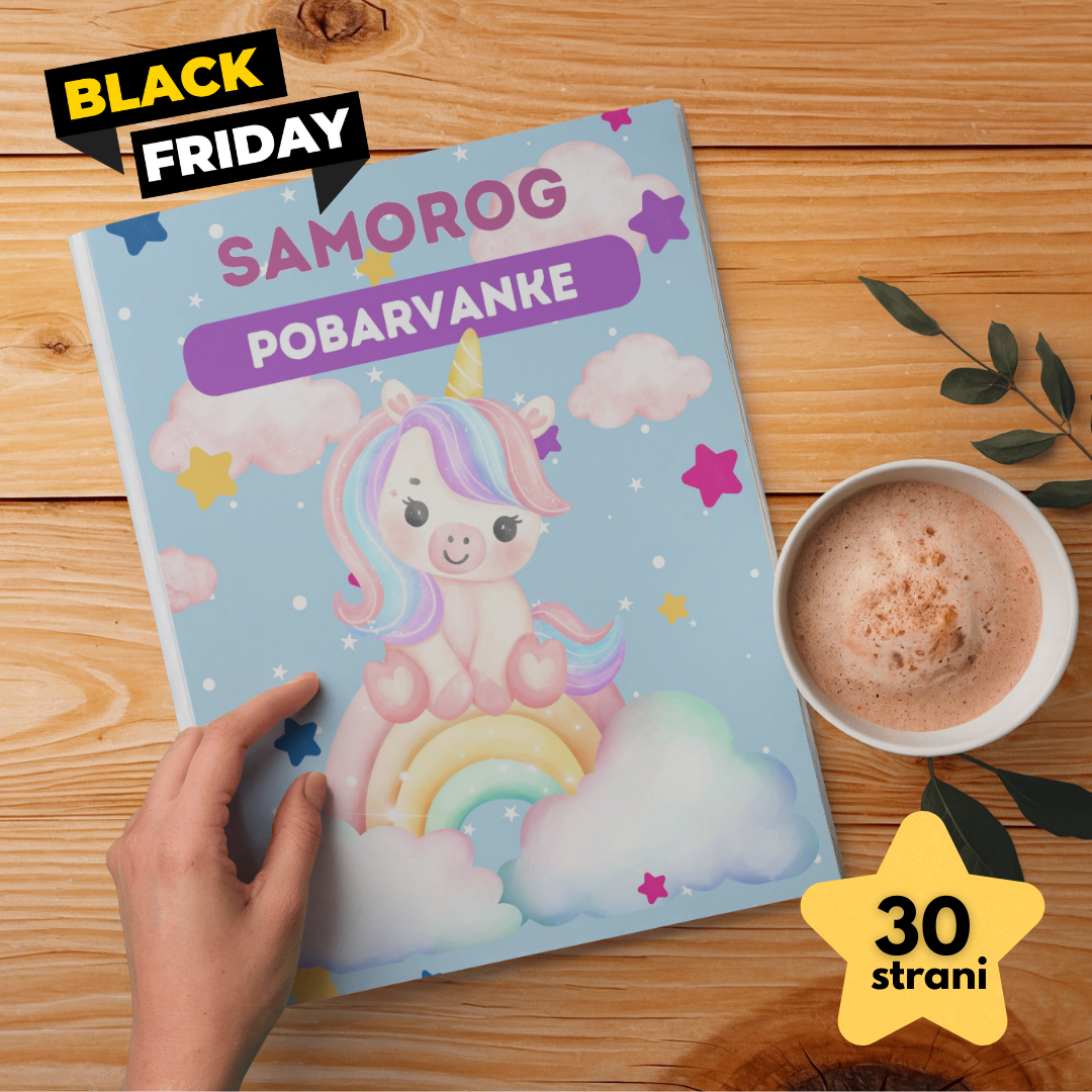 MEGA PAKET: Vse otroške pobarvanke v trgovini (260 strani + 10 strani aktivnosti + presenečenje za mamico) - POBARVANKE