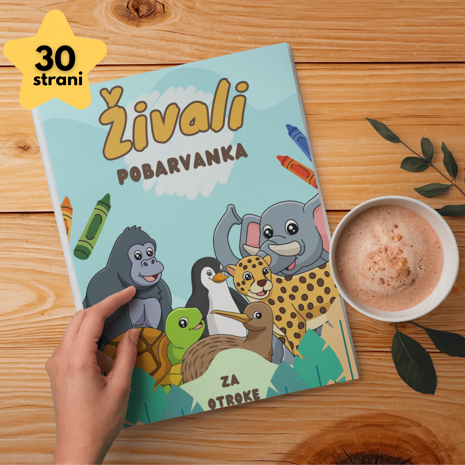 SET pobarvank za FANTKE 140 str + DARILO