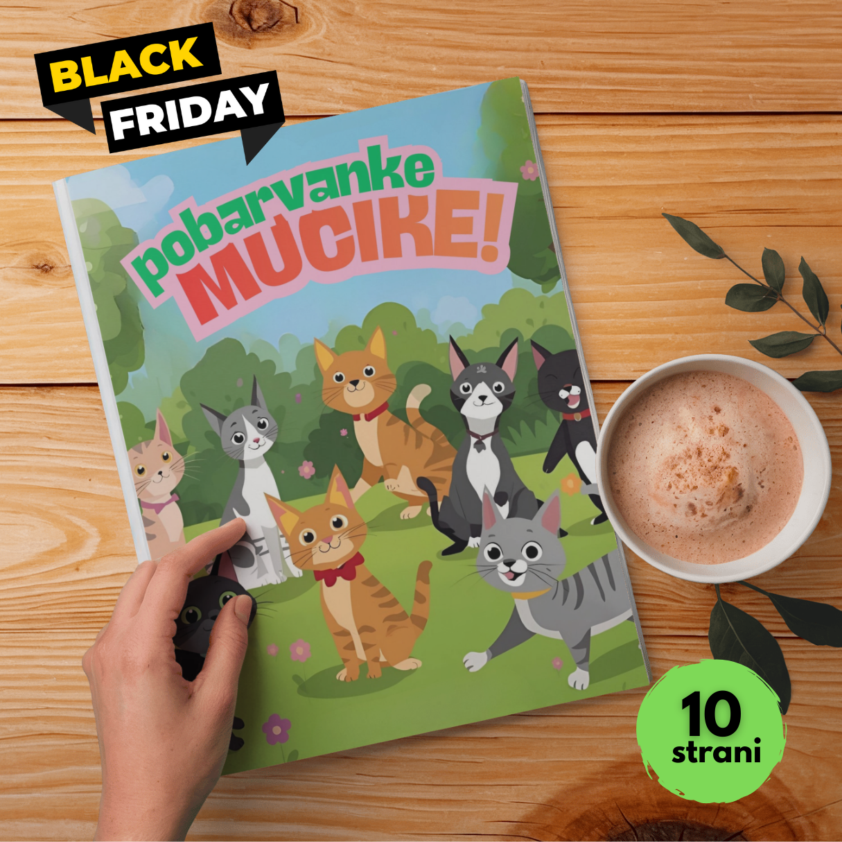 Pobarvanke muca - POBARVANKE