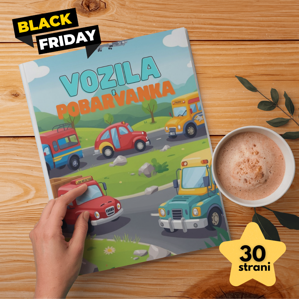 MEGA PAKET: Vse otroške pobarvanke v trgovini (260 strani + 10 strani aktivnosti + presenečenje za mamico) - POBARVANKE