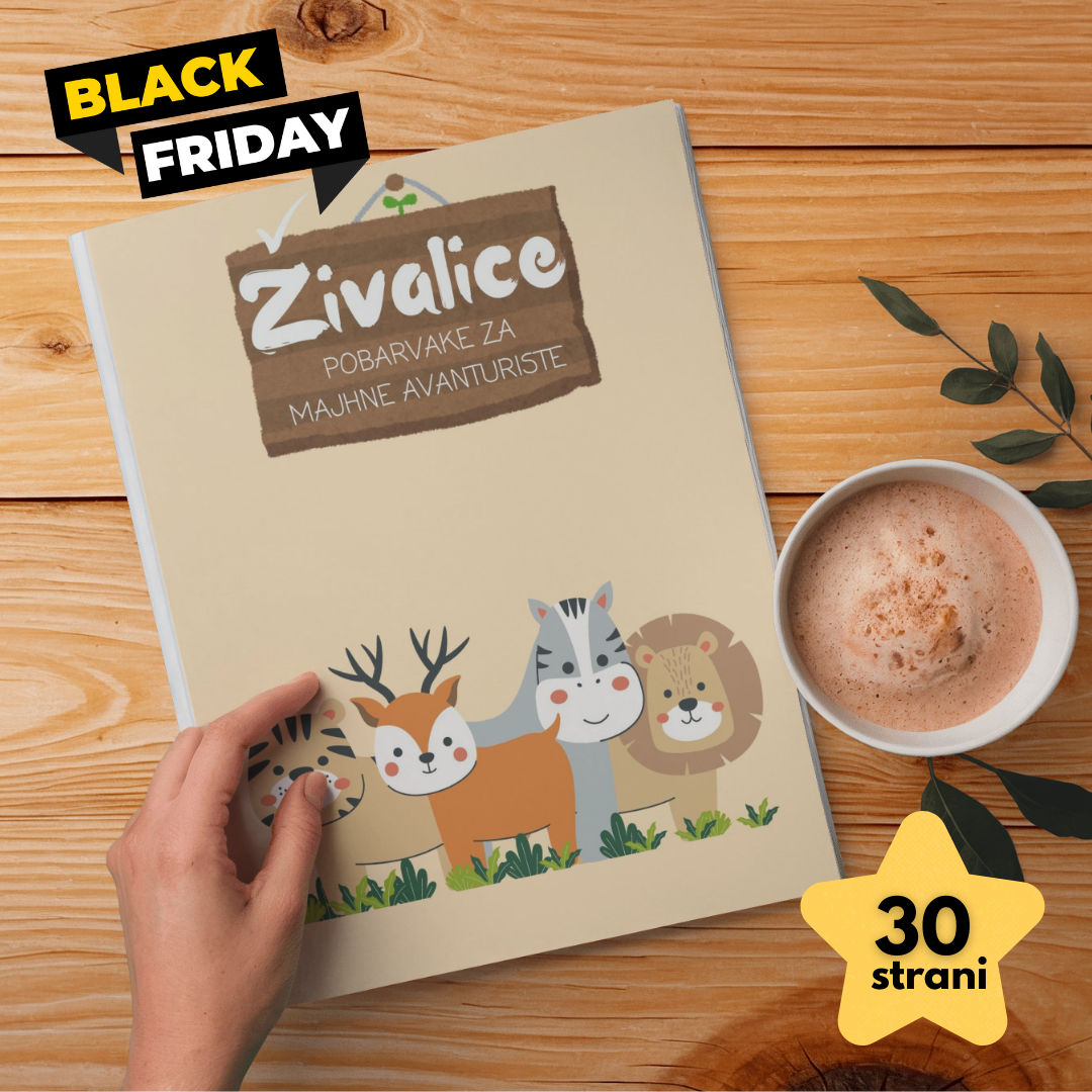 MEGA PAKET: Vse otroške pobarvanke v trgovini (260 strani + 10 strani aktivnosti + presenečenje za mamico) - POBARVANKE