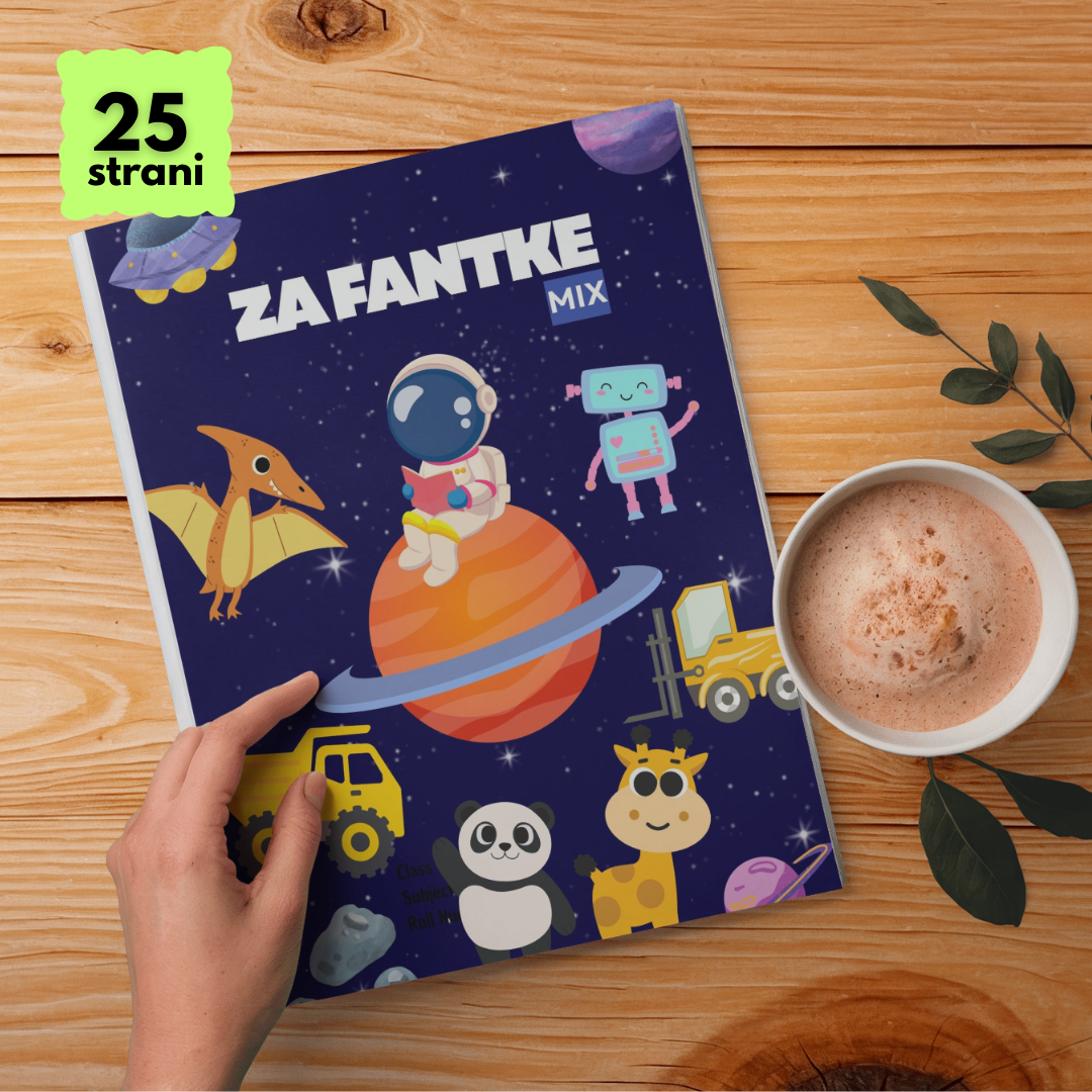 SET pobarvank za FANTKE 140 str + DARILO