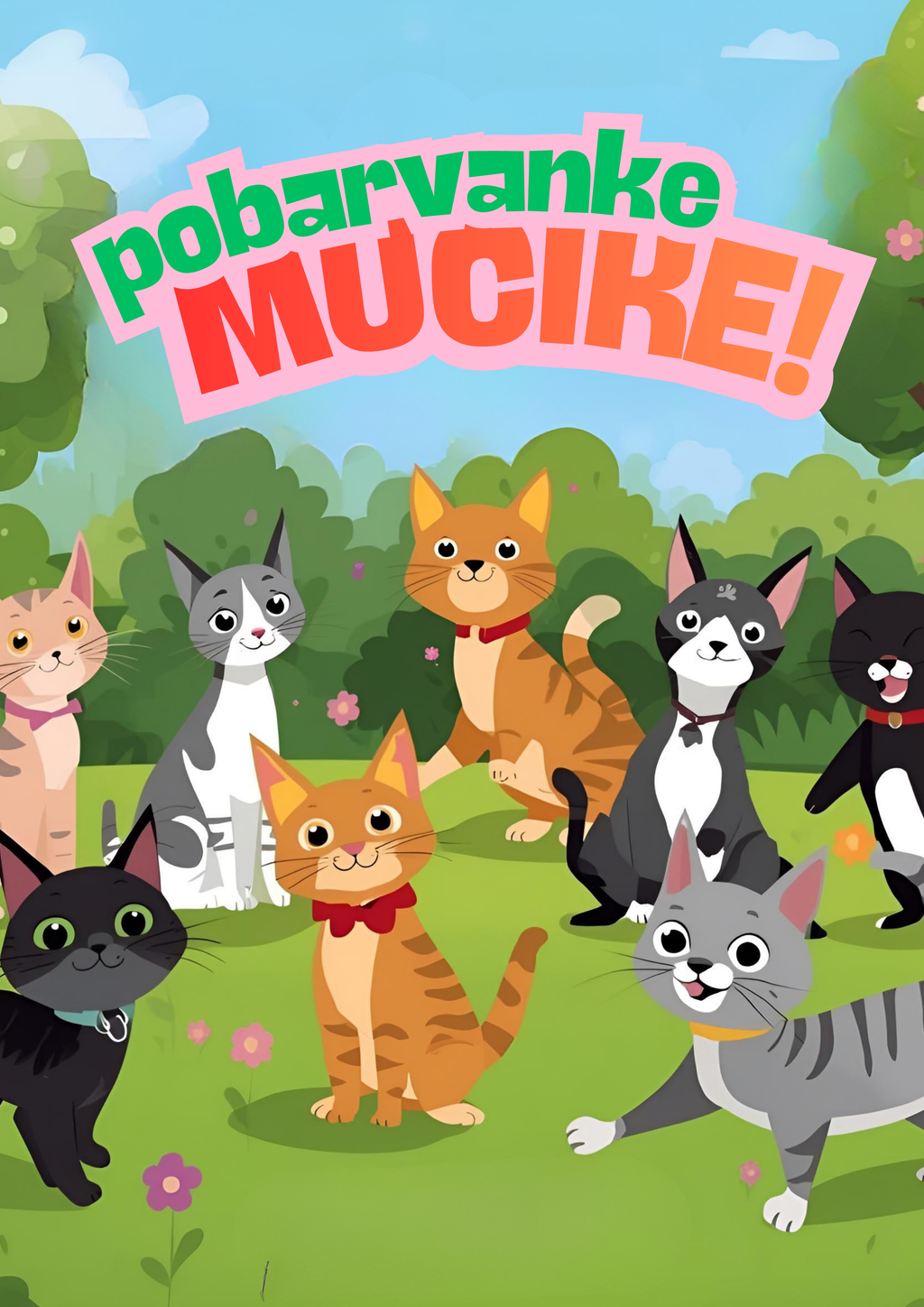 Pobarvanke muca - POBARVANKE