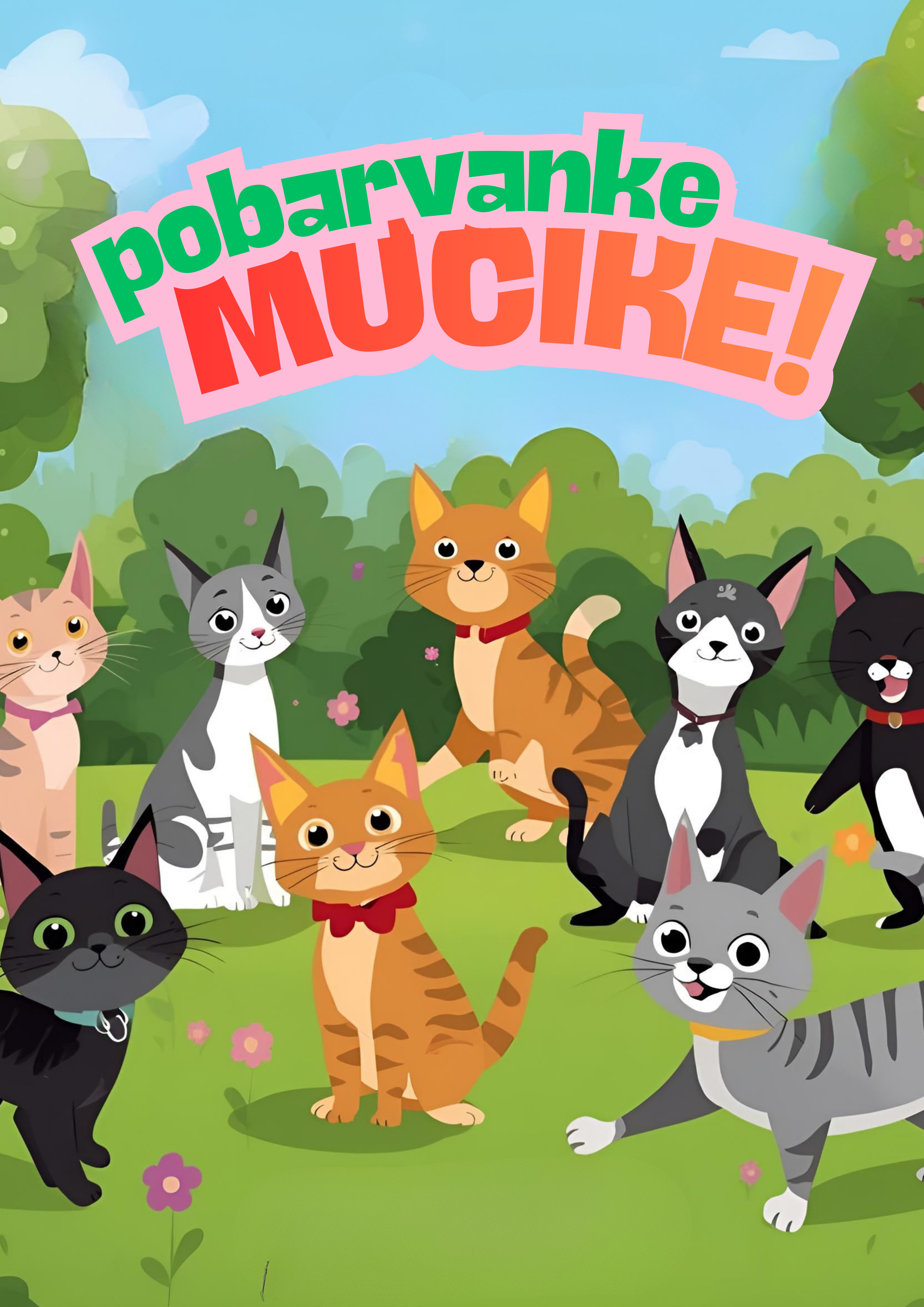 Pobarvanke muca - POBARVANKE