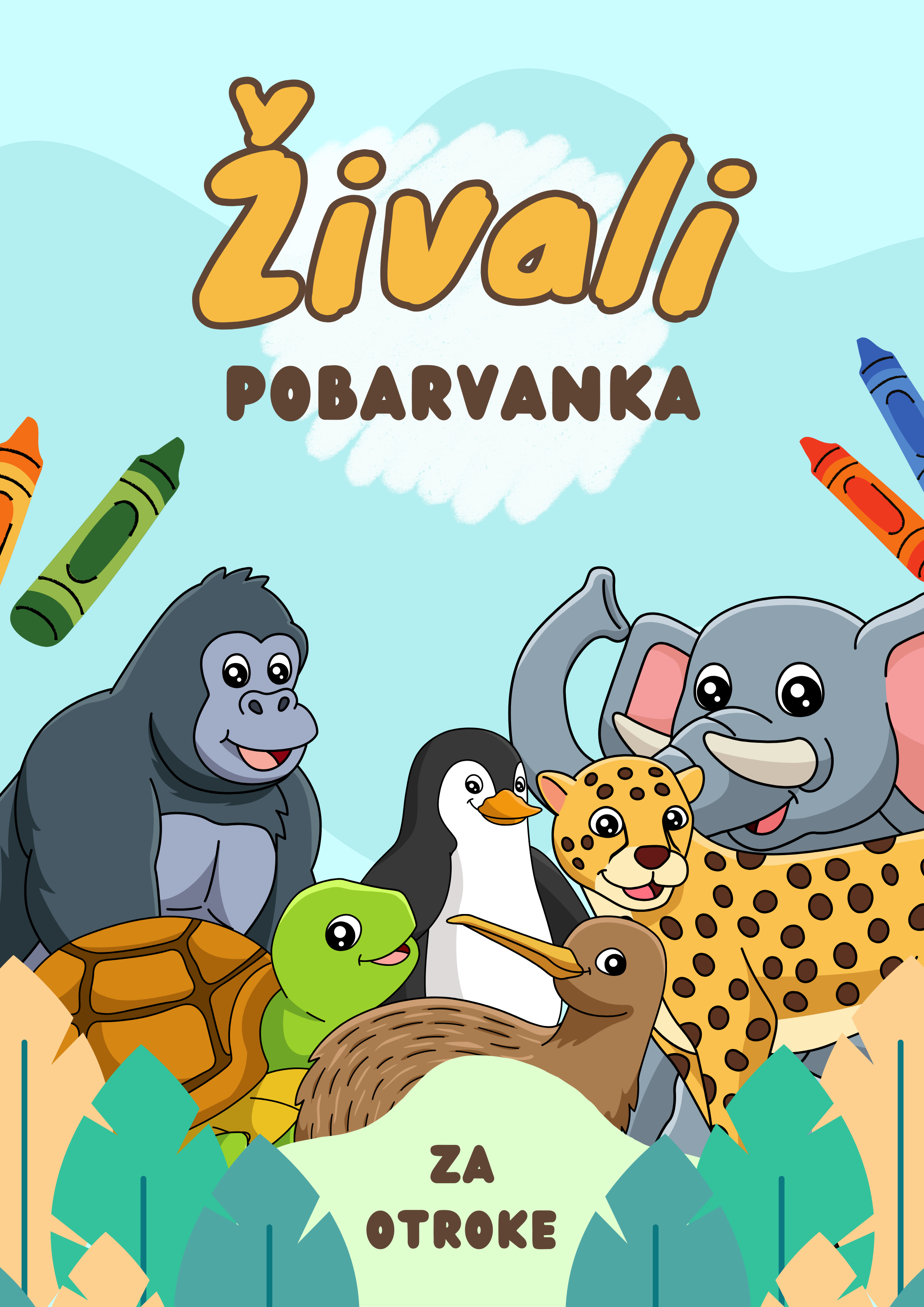 Pobarvanke živali - POBARVANKE