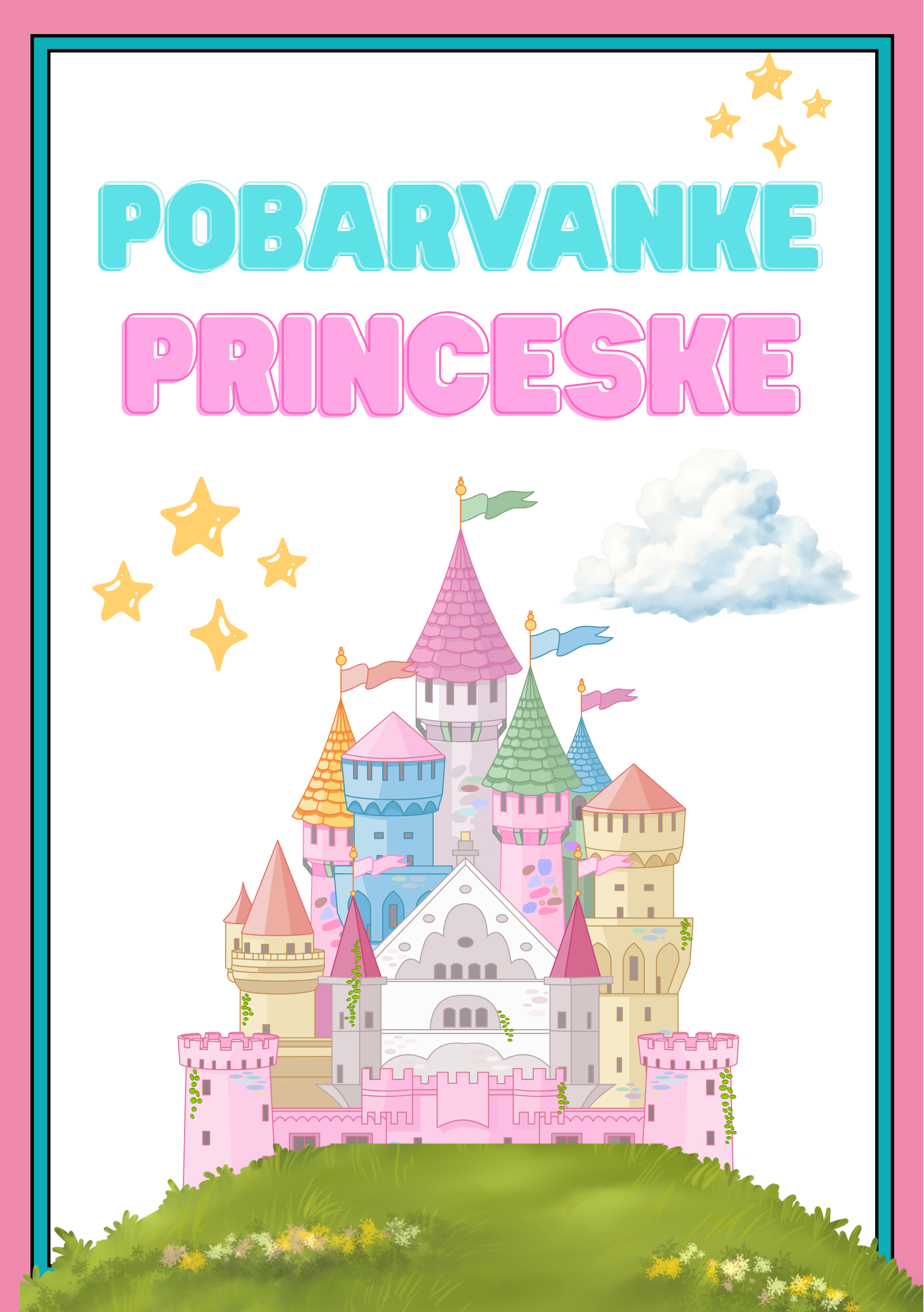 Pobarvanke Princeske - POBARVANKE