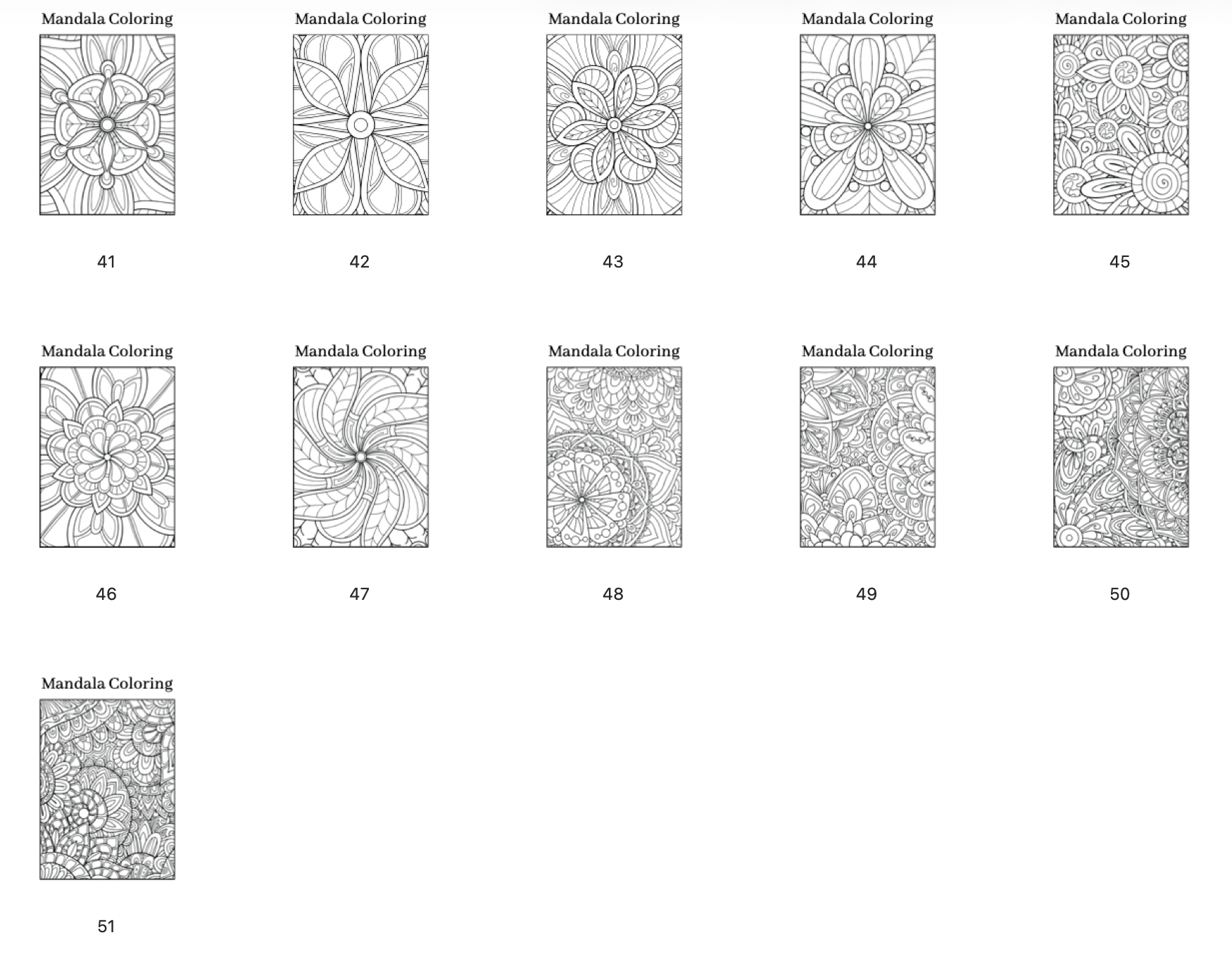 Mandala - Pobarvanke za odrasle - POBARVANKE