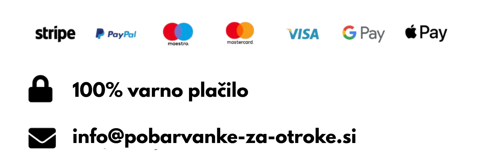 varno plačilo pobarvanke